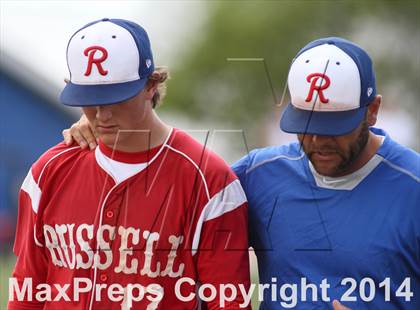 Thumbnail 3 in Bishop Ward vs. Russell/Victoria (KSHSAA 4A  D2 Quarterfinal) photogallery.