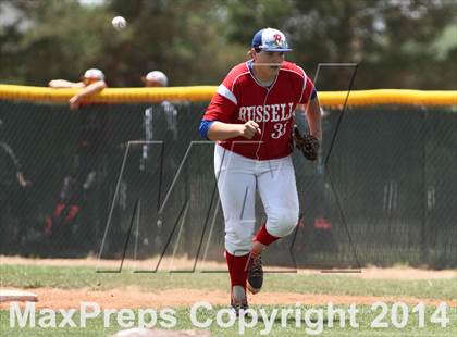 Thumbnail 2 in Bishop Ward vs. Russell/Victoria (KSHSAA 4A  D2 Quarterfinal) photogallery.