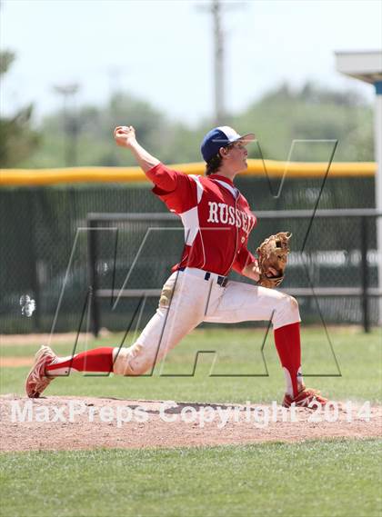 Thumbnail 3 in Bishop Ward vs. Russell/Victoria (KSHSAA 4A  D2 Quarterfinal) photogallery.