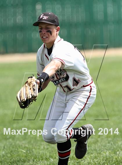 Thumbnail 1 in Bishop Ward vs. Russell/Victoria (KSHSAA 4A  D2 Quarterfinal) photogallery.