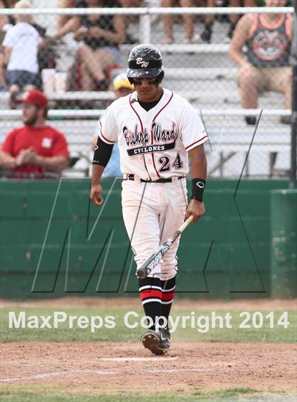 Thumbnail 2 in Bishop Ward vs. Russell/Victoria (KSHSAA 4A  D2 Quarterfinal) photogallery.