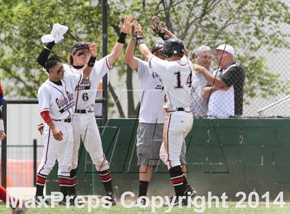 Thumbnail 3 in Bishop Ward vs. Russell/Victoria (KSHSAA 4A  D2 Quarterfinal) photogallery.