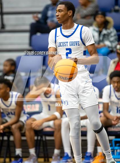 Thumbnail 2 in Locust Grove vs. Woodland (Oscar Wimberly Christmas Classic @ Lamar County HS) photogallery.