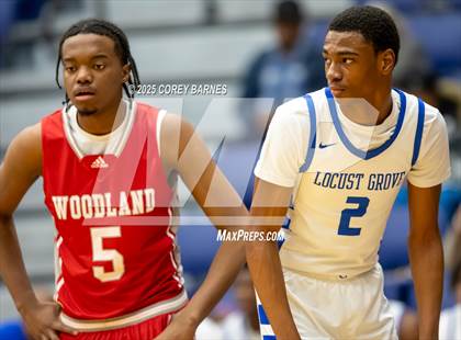 Thumbnail 3 in Locust Grove vs. Woodland (Oscar Wimberly Christmas Classic @ Lamar County HS) photogallery.
