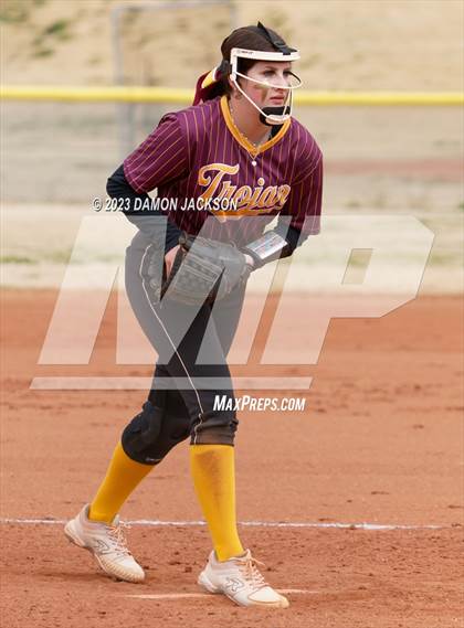 Thumbnail 3 in Pahrump Valley vs Moapa Valley (Sherm Bennett Memorial Tournament) photogallery.