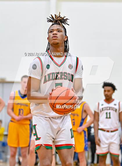 Thumbnail 1 in Greenfield-Central vs. Anderson (IHSAA 4A Sectional 9 Round 1) photogallery.