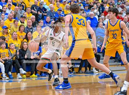 Thumbnail 2 in Greenfield-Central vs. Anderson (IHSAA 4A Sectional 9 Round 1) photogallery.