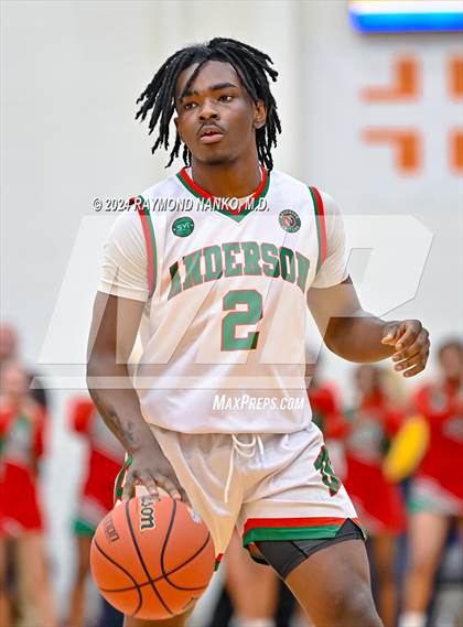 Thumbnail 3 in Greenfield-Central vs. Anderson (IHSAA 4A Sectional 9 Round 1) photogallery.