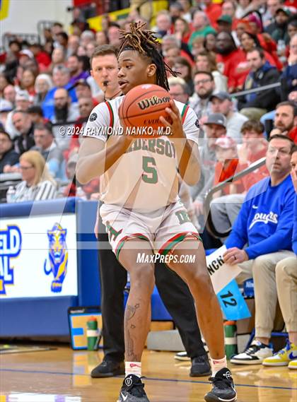 Thumbnail 1 in Greenfield-Central vs. Anderson (IHSAA 4A Sectional 9 Round 1) photogallery.