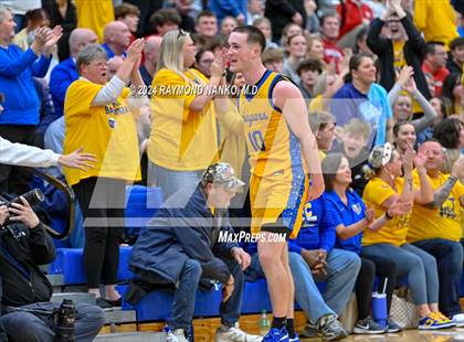 Thumbnail 2 in Greenfield-Central vs. Anderson (IHSAA 4A Sectional 9 Round 1) photogallery.