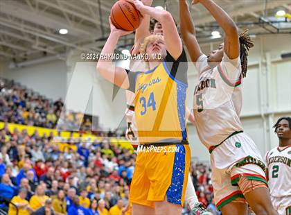 Thumbnail 2 in Greenfield-Central vs. Anderson (IHSAA 4A Sectional 9 Round 1) photogallery.