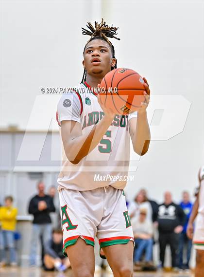 Thumbnail 1 in Greenfield-Central vs. Anderson (IHSAA 4A Sectional 9 Round 1) photogallery.