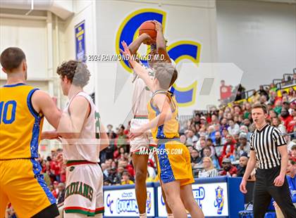 Thumbnail 2 in Greenfield-Central vs. Anderson (IHSAA 4A Sectional 9 Round 1) photogallery.