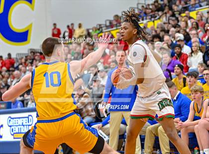 Thumbnail 2 in Greenfield-Central vs. Anderson (IHSAA 4A Sectional 9 Round 1) photogallery.
