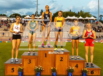 Thumbnail 2 in CIF Track and Field Championships (Girls Awards) photogallery.