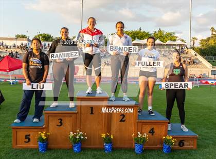 Thumbnail 1 in CIF Track and Field Championships (Girls Awards) photogallery.