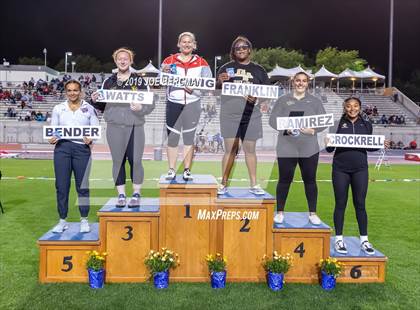 Thumbnail 2 in CIF Track and Field Championships (Girls Awards) photogallery.