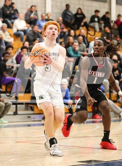 Thumbnail 2 in Centennial vs. De La Salle (NorCal Tipoff Classic) photogallery.
