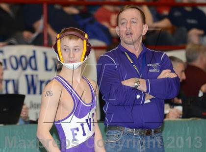 Thumbnail 2 in 2013 NYSPHSAA Boys Wrestling Championships (Opening & D2 Prelims) photogallery.