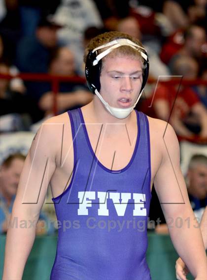 Thumbnail 2 in 2013 NYSPHSAA Boys Wrestling Championships (Opening & D2 Prelims) photogallery.