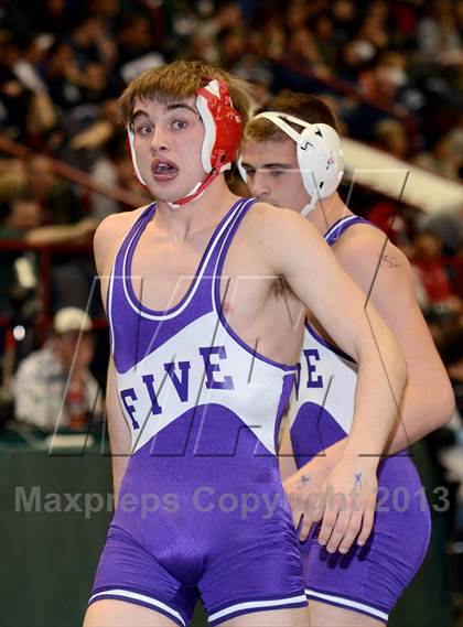 Thumbnail 2 in 2013 NYSPHSAA Boys Wrestling Championships (Opening & D2 Prelims) photogallery.
