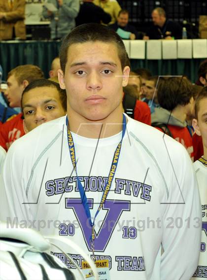 Thumbnail 1 in 2013 NYSPHSAA Boys Wrestling Championships (Opening & D2 Prelims) photogallery.