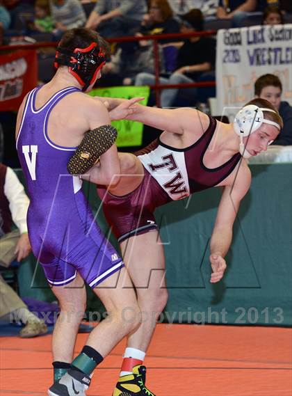Thumbnail 2 in 2013 NYSPHSAA Boys Wrestling Championships (Opening & D2 Prelims) photogallery.