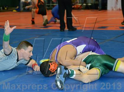 Thumbnail 2 in 2013 NYSPHSAA Boys Wrestling Championships (Opening & D2 Prelims) photogallery.