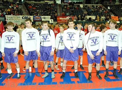 Thumbnail 2 in 2013 NYSPHSAA Boys Wrestling Championships (Opening & D2 Prelims) photogallery.
