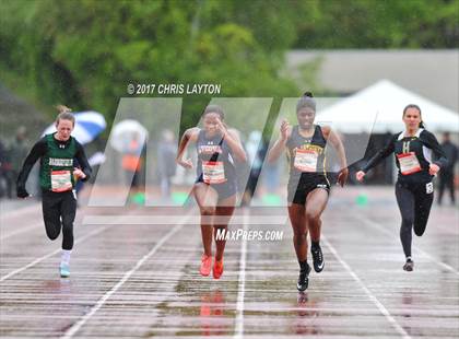 Thumbnail 1 in 50th Annual Loucks Games (Opening Ceremonies, Women's 100 Meter Dash) photogallery.