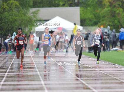Thumbnail 3 in 50th Annual Loucks Games (Opening Ceremonies, Women's 100 Meter Dash) photogallery.
