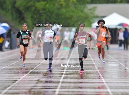 Thumbnail 2 in 50th Annual Loucks Games (Opening Ceremonies, Women's 100 Meter Dash) photogallery.