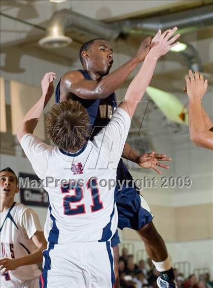 Thumbnail 2 in West vs. Modesto Christian (Modesto Christian Holiday Hoops) photogallery.