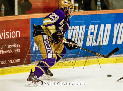Thumbnail 2 in Notre Dame Prep vs. O'Connor  photogallery.