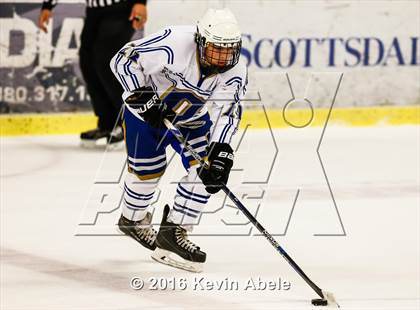 Thumbnail 2 in Notre Dame Prep vs. O'Connor  photogallery.