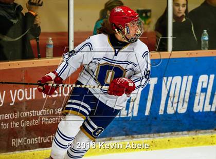Thumbnail 2 in Notre Dame Prep vs. O'Connor  photogallery.