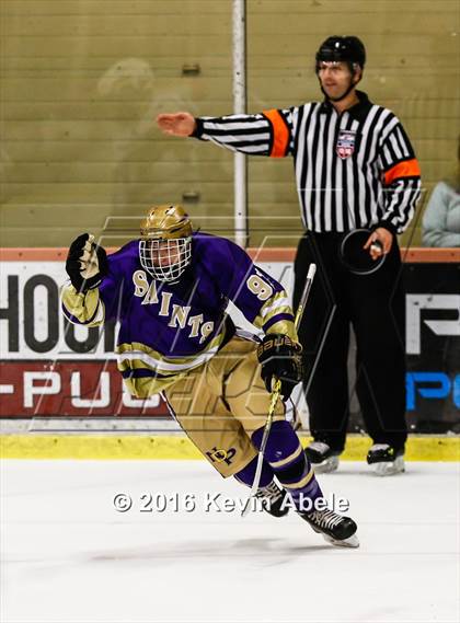 Thumbnail 3 in Notre Dame Prep vs. O'Connor  photogallery.