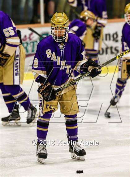 Thumbnail 3 in Notre Dame Prep vs. O'Connor  photogallery.