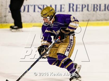 Thumbnail 3 in Notre Dame Prep vs. O'Connor  photogallery.