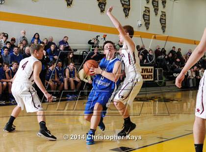 Thumbnail 1 in Anna-Jonesboro vs. Benton (Goreville Invitational Tournament) photogallery.