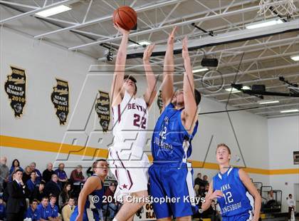 Thumbnail 3 in Anna-Jonesboro vs. Benton (Goreville Invitational Tournament) photogallery.