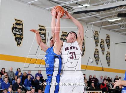 Thumbnail 1 in Anna-Jonesboro vs. Benton (Goreville Invitational Tournament) photogallery.