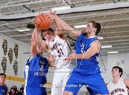 Thumbnail 3 in Anna-Jonesboro vs. Benton (Goreville Invitational Tournament) photogallery.