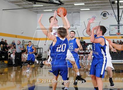 Thumbnail 2 in Anna-Jonesboro vs. Benton (Goreville Invitational Tournament) photogallery.