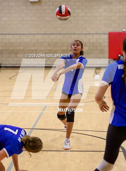 Thumbnail 3 in Wiseburn Da Vinci vs Rosary Whittier High School Cardinal Classic  photogallery.