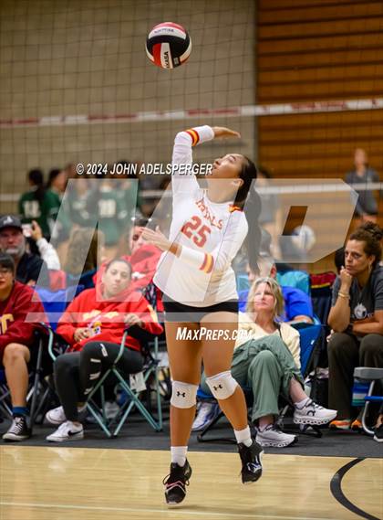 Thumbnail 1 in Wiseburn Da Vinci vs Rosary Whittier High School Cardinal Classic  photogallery.