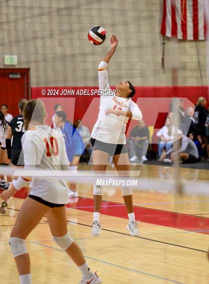 Thumbnail 3 in Wiseburn Da Vinci vs Rosary Whittier High School Cardinal Classic  photogallery.