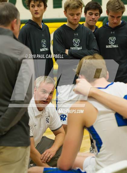 Thumbnail 1 in New Trier vs Scottsdale Christian Academy (Horizon Holiday Hoops Tournament) photogallery.
