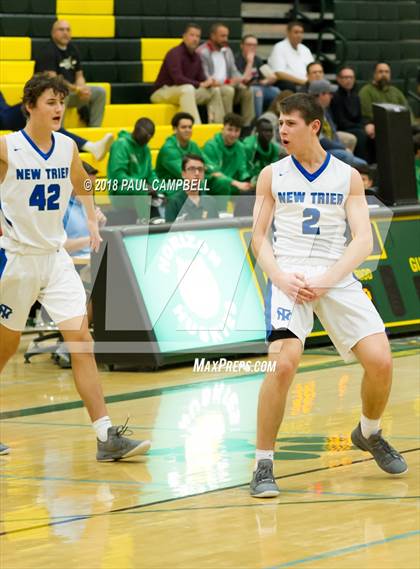 Thumbnail 3 in New Trier vs Scottsdale Christian Academy (Horizon Holiday Hoops Tournament) photogallery.