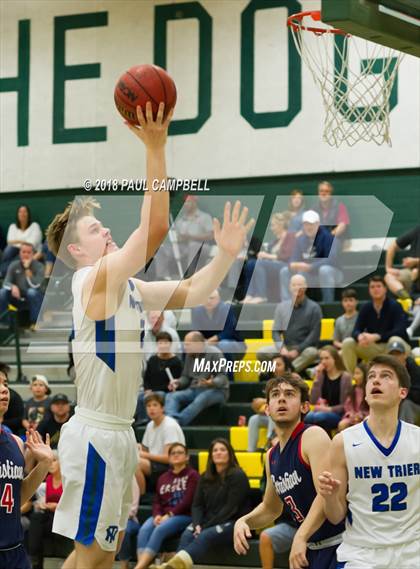 Thumbnail 1 in New Trier vs Scottsdale Christian Academy (Horizon Holiday Hoops Tournament) photogallery.